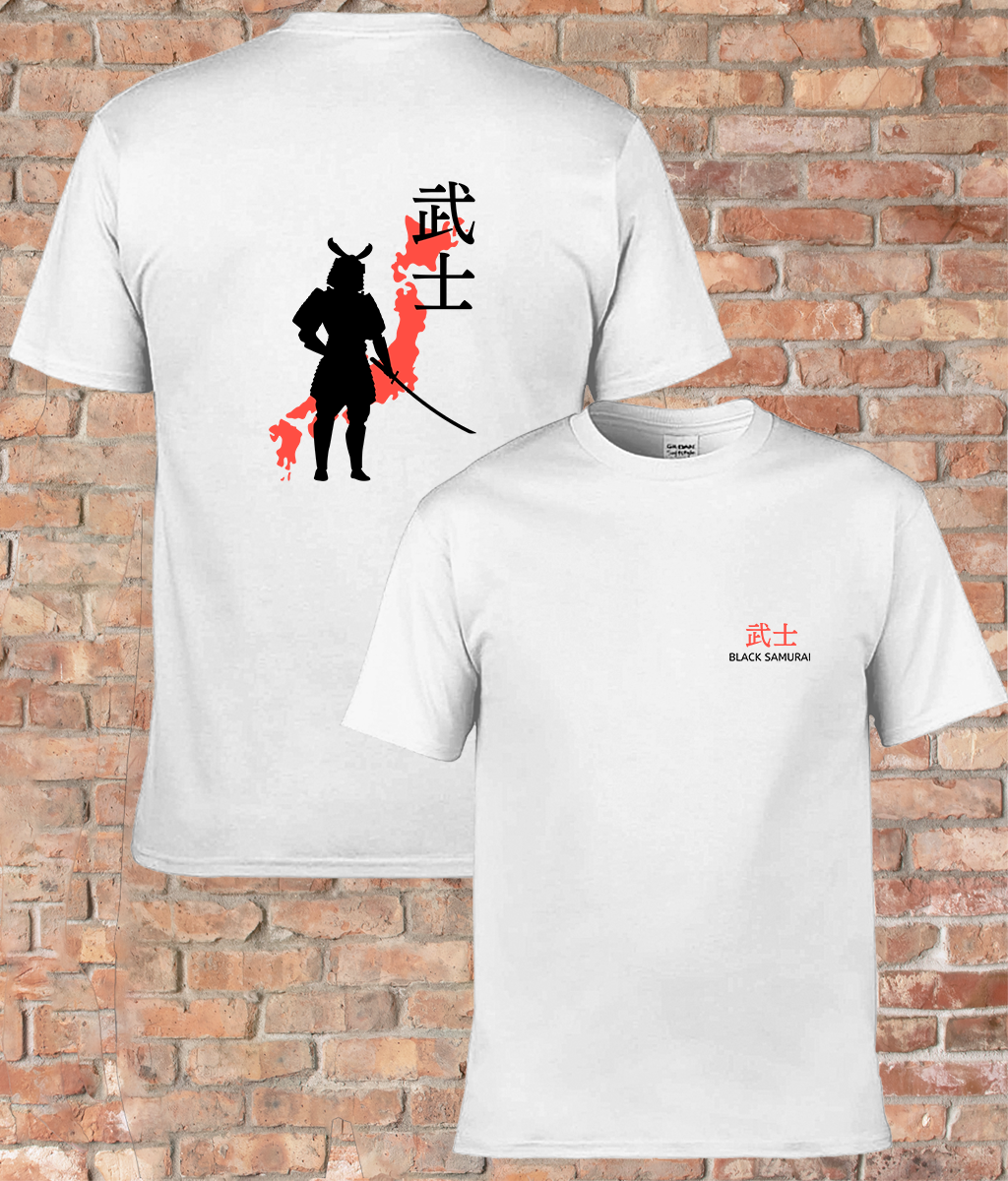 Echoes of Bushido: The Black Samurai Spirit Adult Unisex Tee