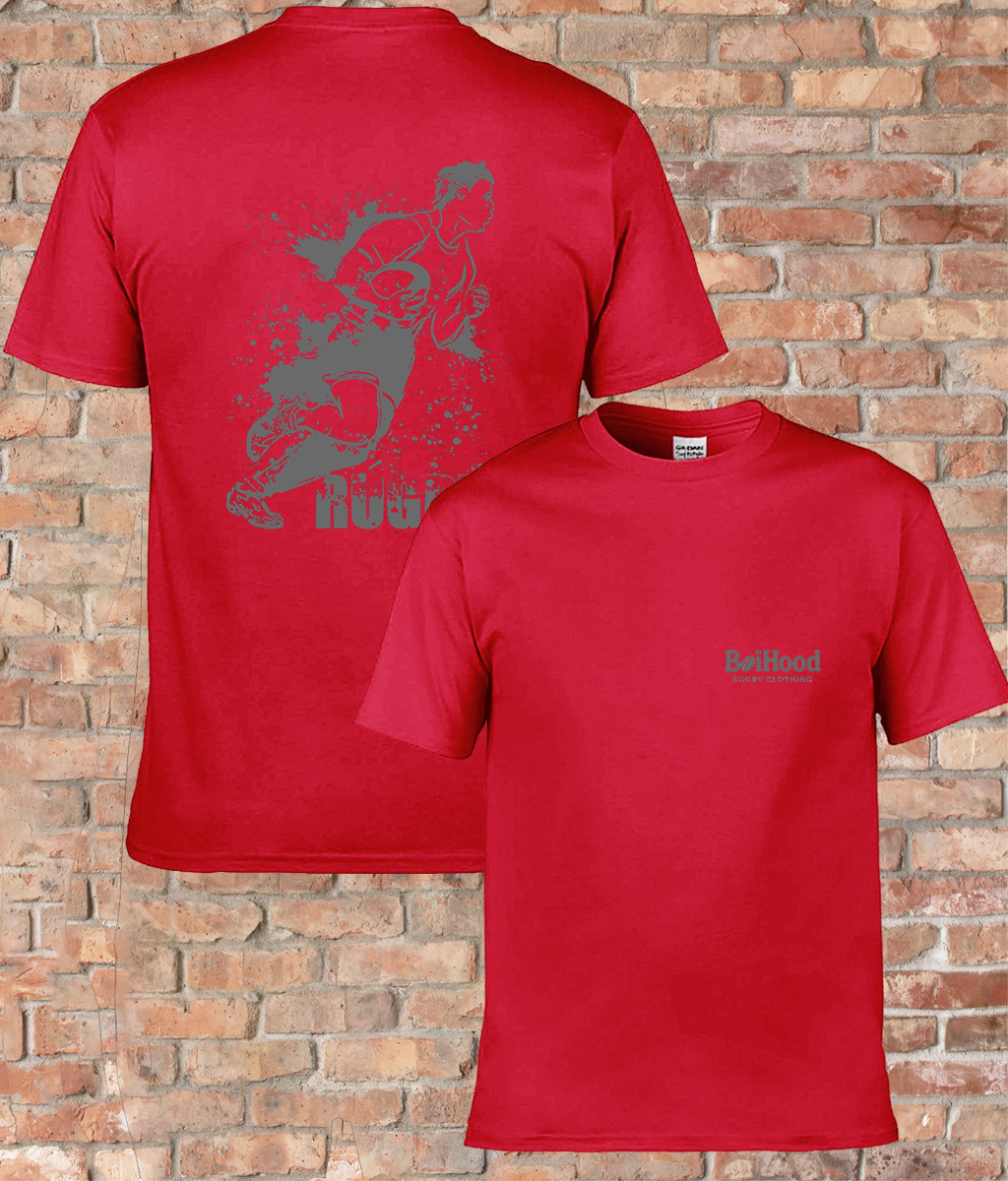 BoiHood Classic Women’s Rugby Dark-Tee - Made for Comfort