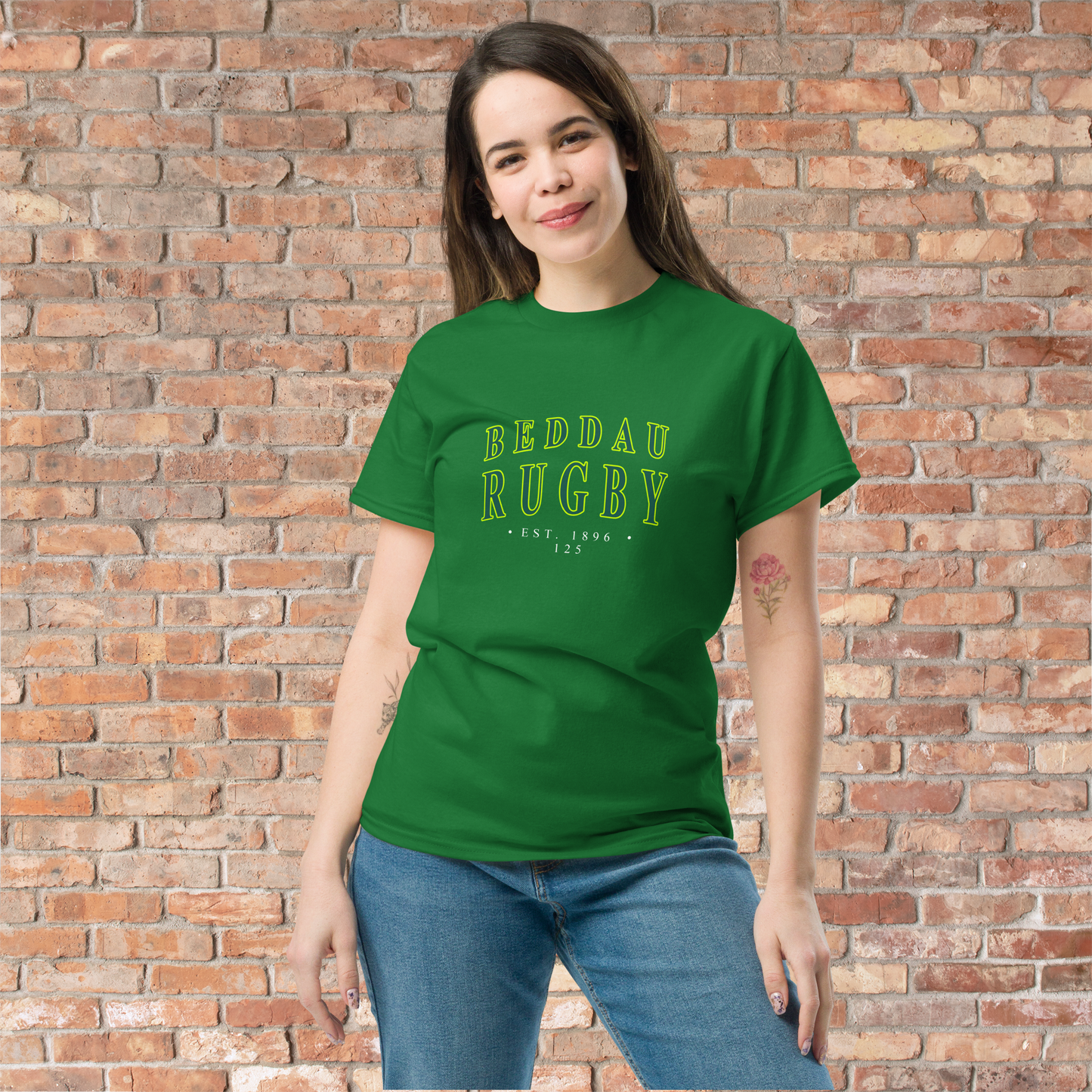 Womens Ringspun T-Shirt Beddau Rugby