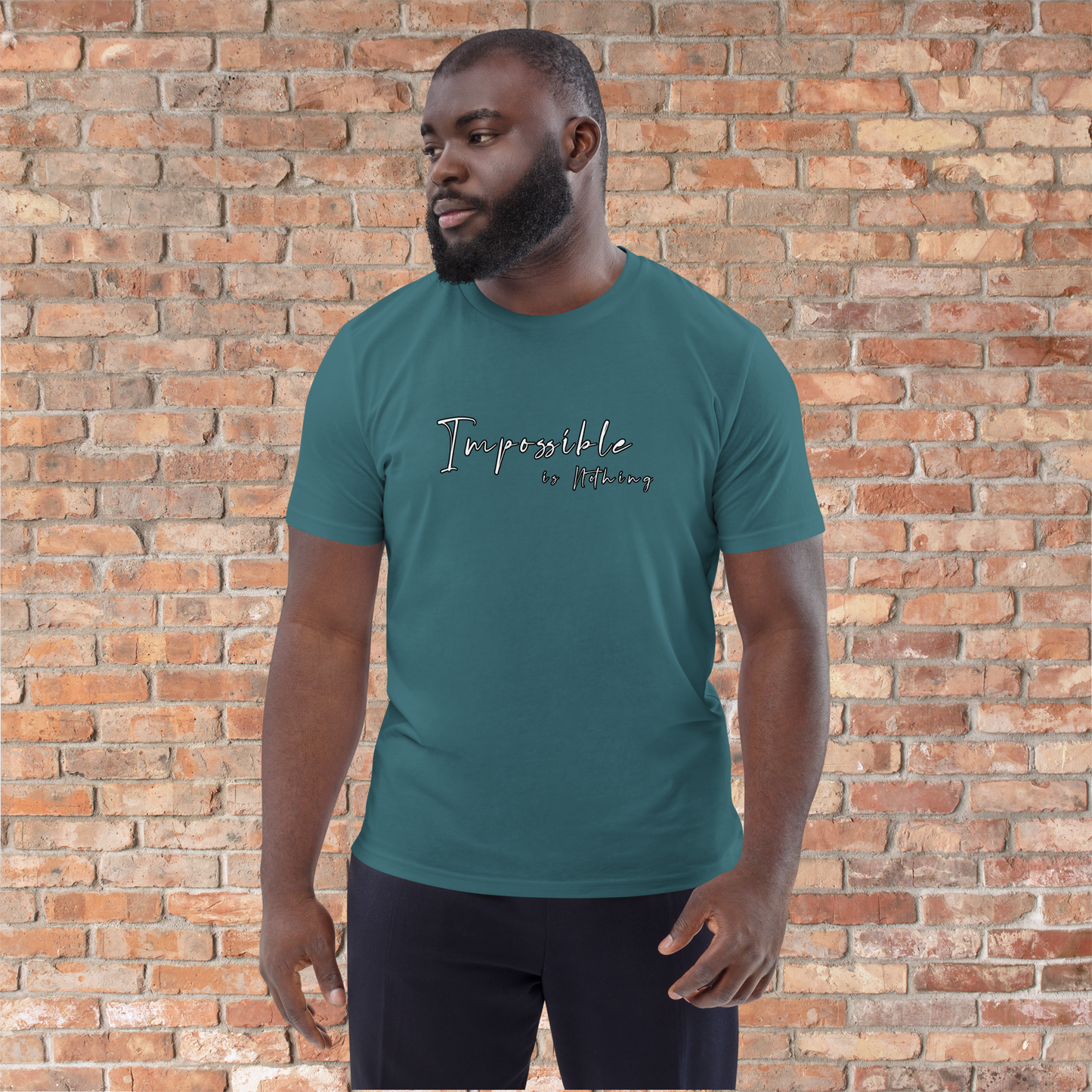 Quality T-Shirt Quote: 'Impossible is Nothing'