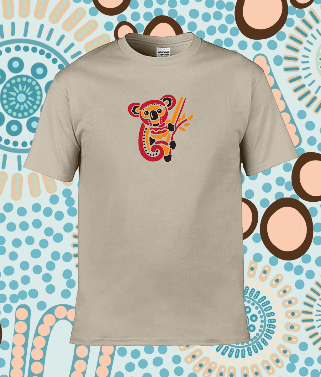 Unisex Adult T-Shirt Koala Inspired Art