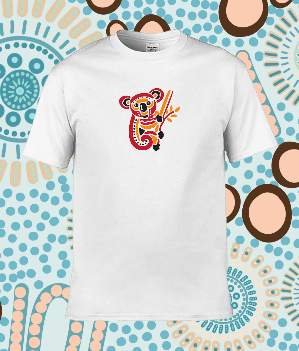 Unisex Adult T-Shirt Koala Inspired Art