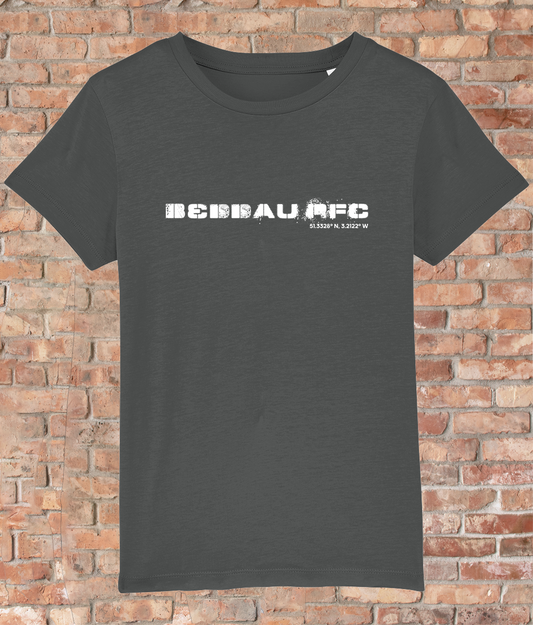 Custom T-Shirt for Kids - GPS Coordinates - Beddau RFC