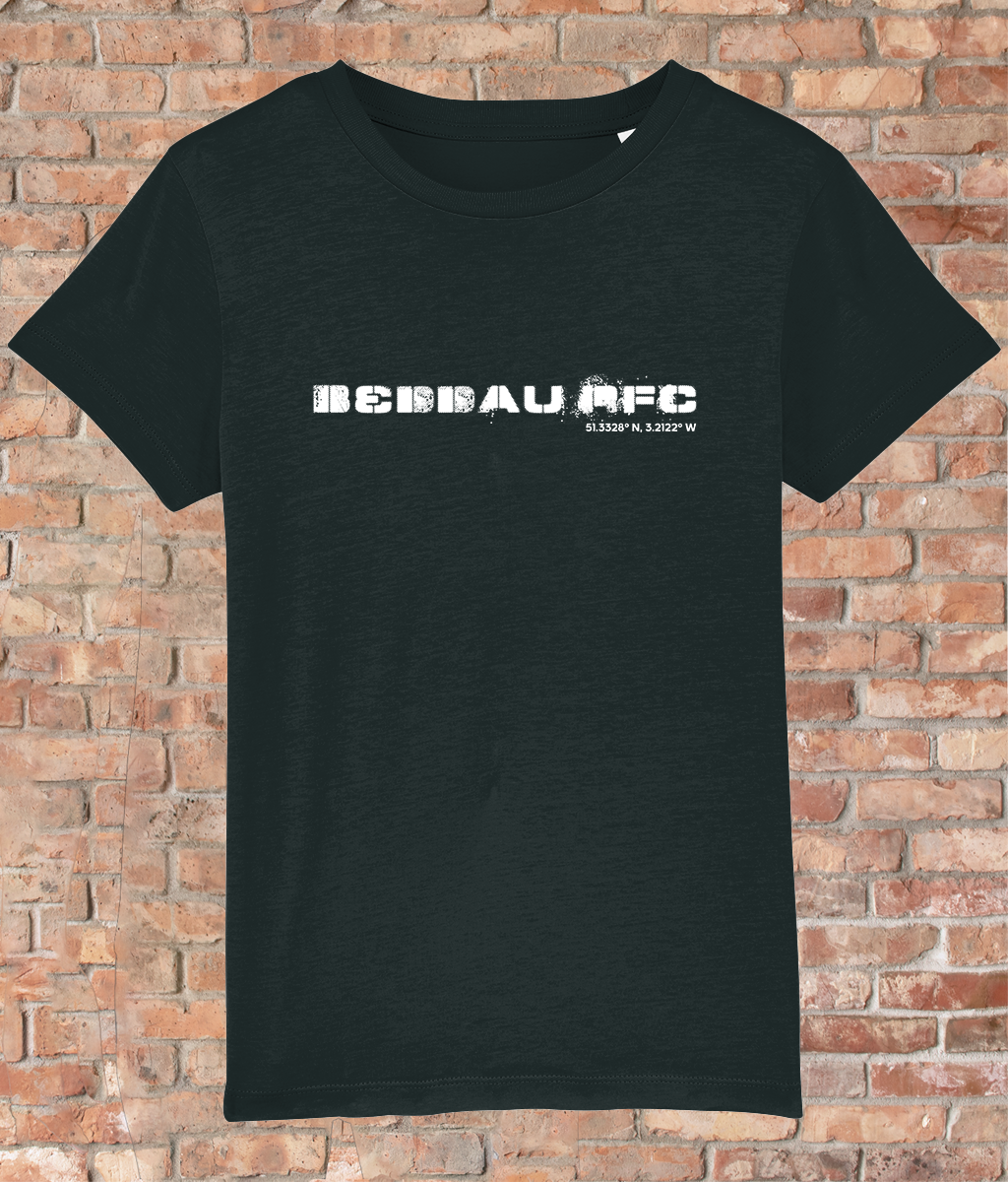 Custom T-Shirt Youth - GPS Coordinates - Beddau RFC