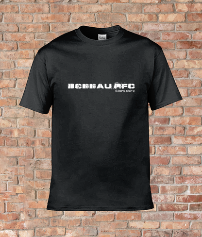 Custom T-Shirt Adult - GPS Coordinates - Beddau RFC