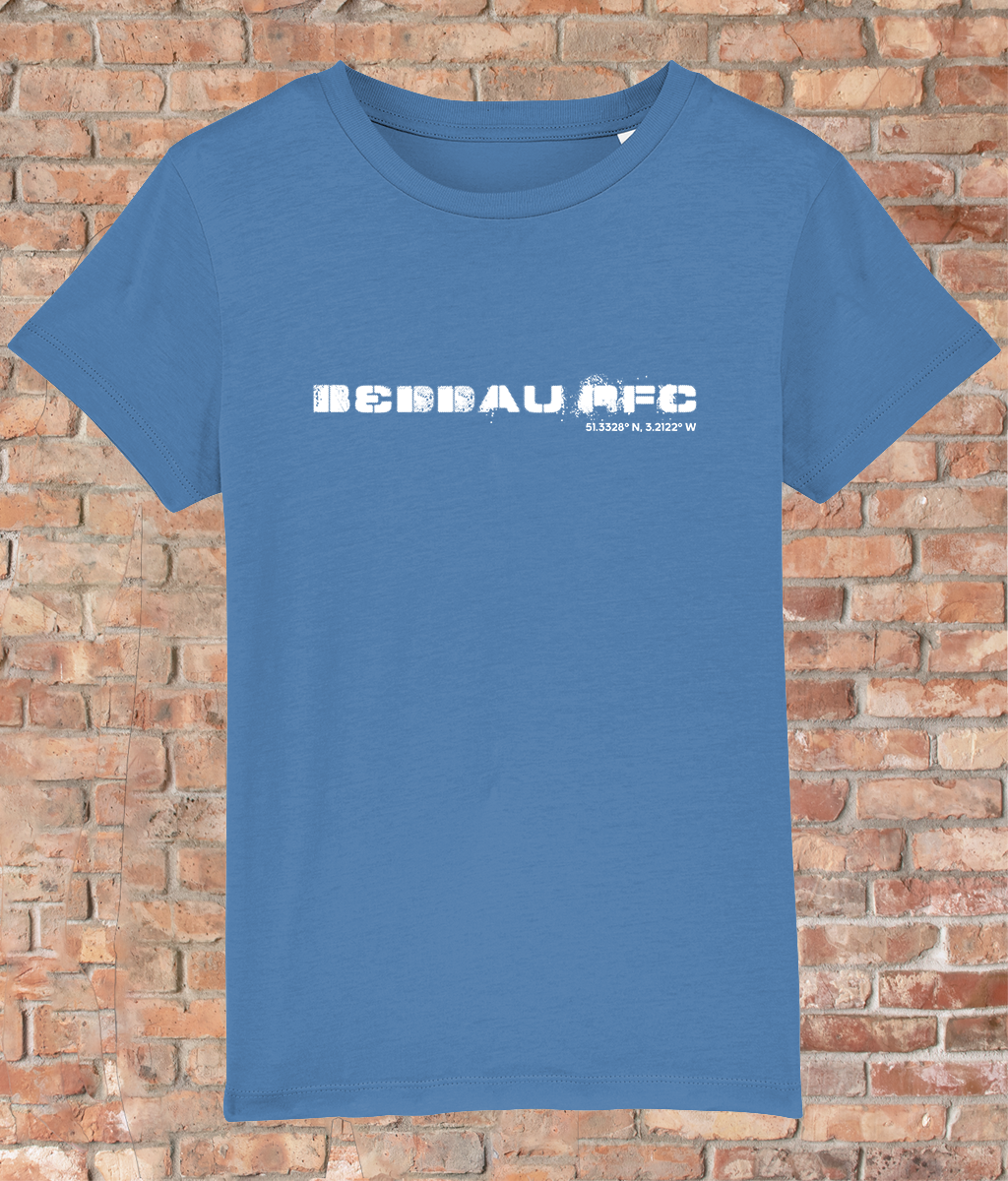 Custom T-Shirt for Kids - GPS Coordinates - Beddau RFC