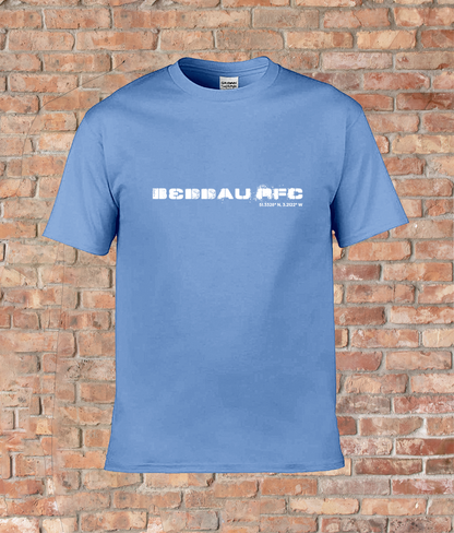 Custom T-Shirt Adult - GPS Coordinates - Beddau RFC