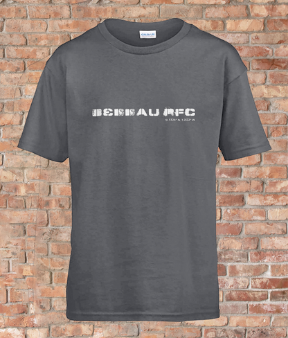 Custom T-Shirt Youth - GPS Coordinates - Beddau RFC