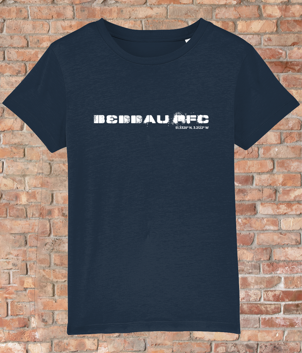 Custom T-Shirt for Kids - GPS Coordinates - Beddau RFC