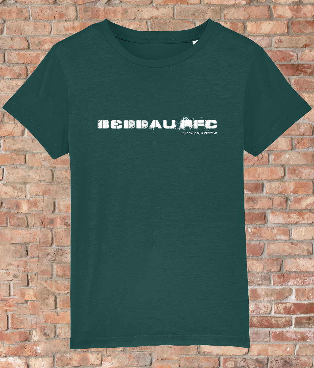 Custom T-Shirt for Kids - GPS Coordinates - Beddau RFC