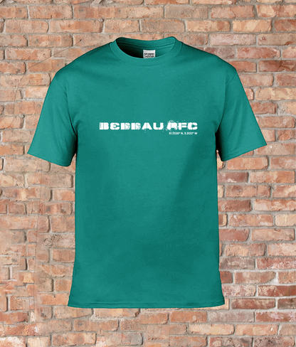 Custom T-Shirt Adult - GPS Coordinates - Beddau RFC