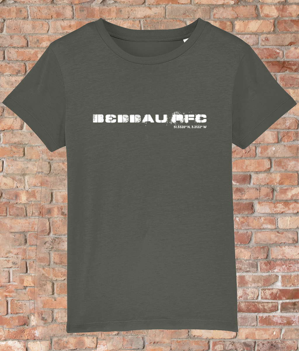 Custom T-Shirt for Kids - GPS Coordinates - Beddau RFC