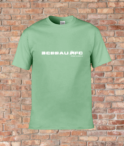 Custom T-Shirt Adult - GPS Coordinates - Beddau RFC