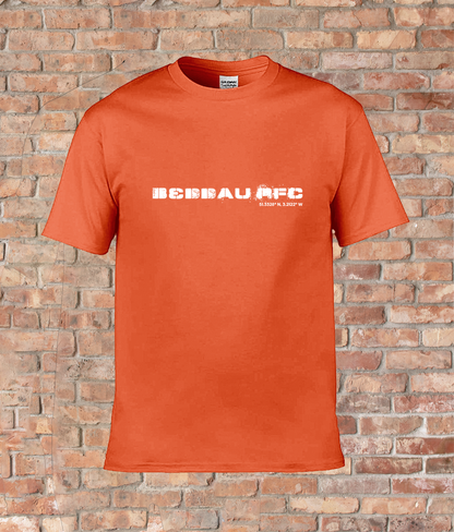 Custom T-Shirt Adult - GPS Coordinates - Beddau RFC