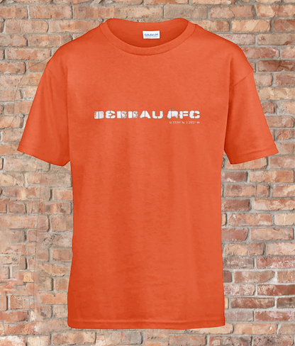 Custom T-Shirt Youth - GPS Coordinates - Beddau RFC