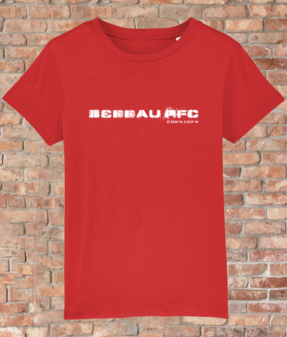 Custom T-Shirt for Kids - GPS Coordinates - Beddau RFC