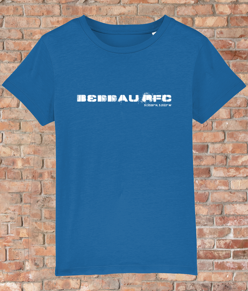 Custom T-Shirt for Kids - GPS Coordinates - Beddau RFC