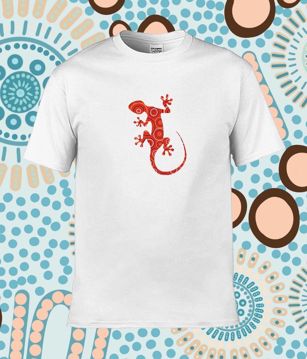 Stylish Adult Ringspun T 'Midnight Sun Gecko'