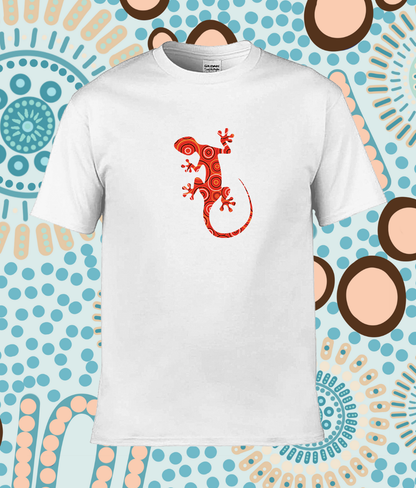 Stylish Adult Ringspun T 'Midnight Sun Gecko'