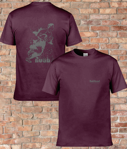 BoiHood Classic Men’s Rugby Dark-Tee - Made for Comfort