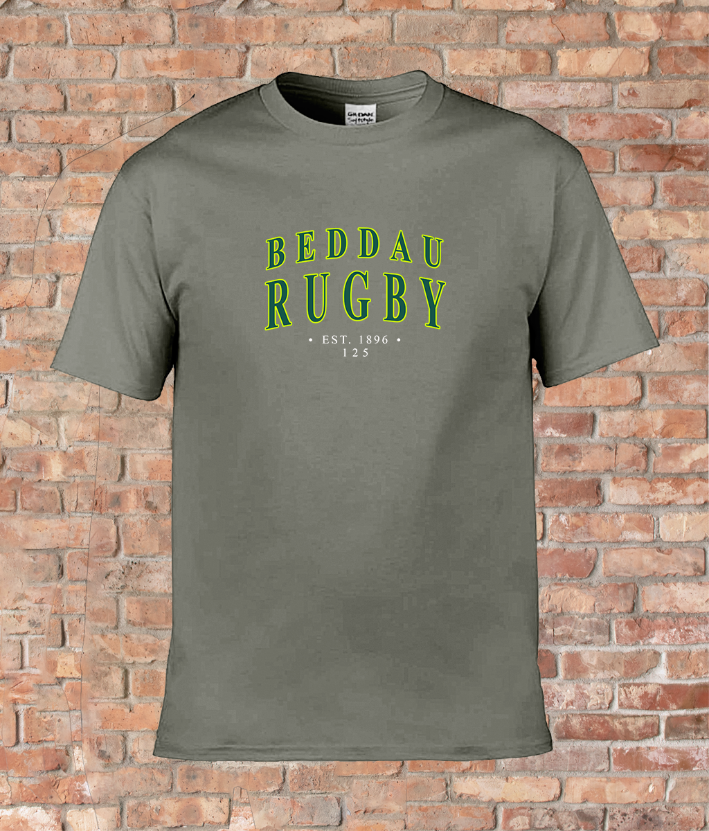 Mens Ringspun T-Shirt Beddau Rugby