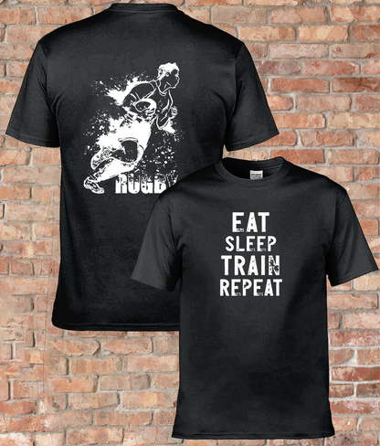 Youth Classic T-Shirt  'Eat-Sleep-Train Rugby'