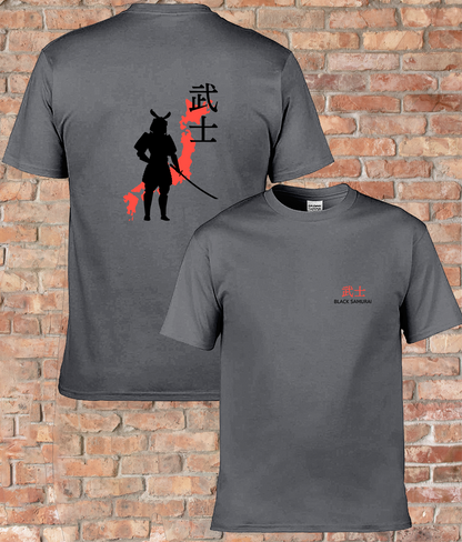 Echoes of Bushido: The Black Samurai Spirit Adult Unisex Tee