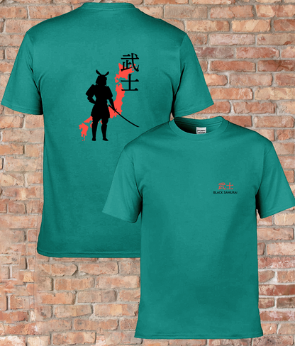 Echoes of Bushido: The Black Samurai Spirit Adult Unisex Tee