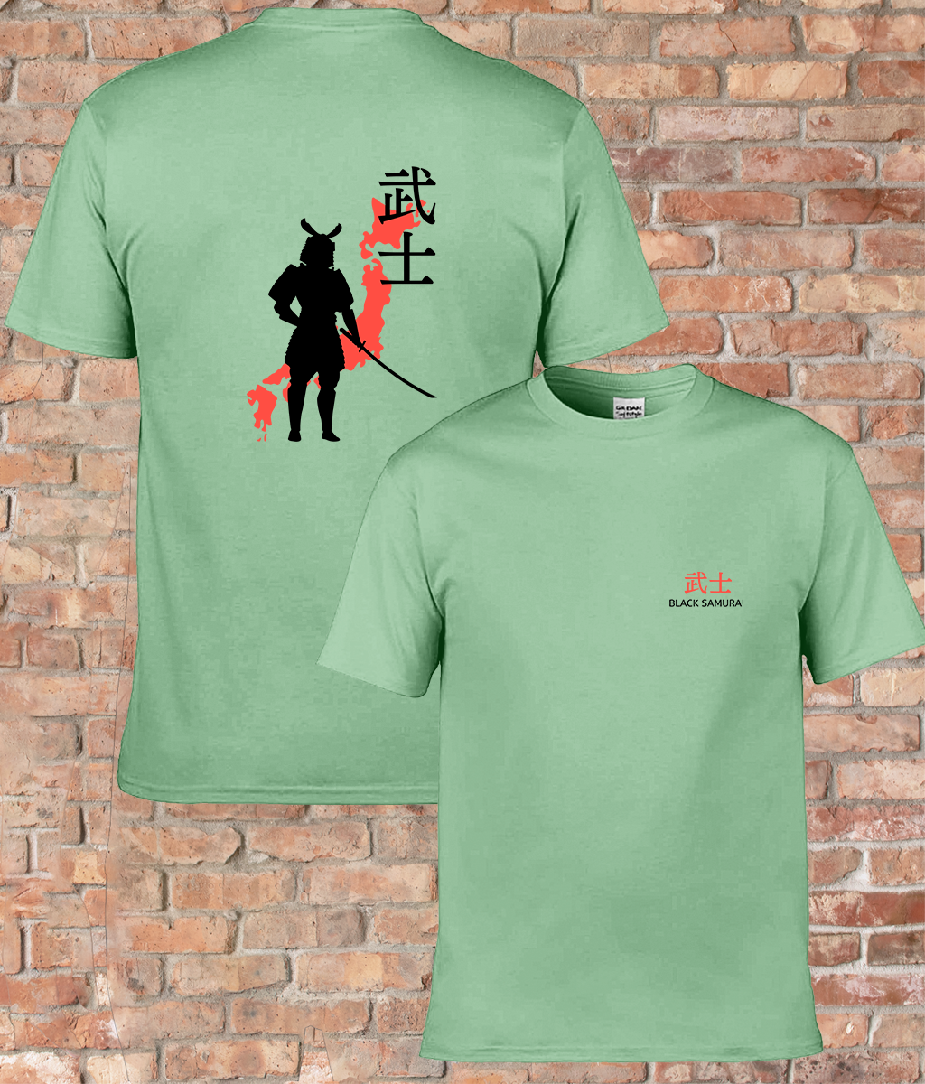 Echoes of Bushido: The Black Samurai Spirit Adult Unisex Tee