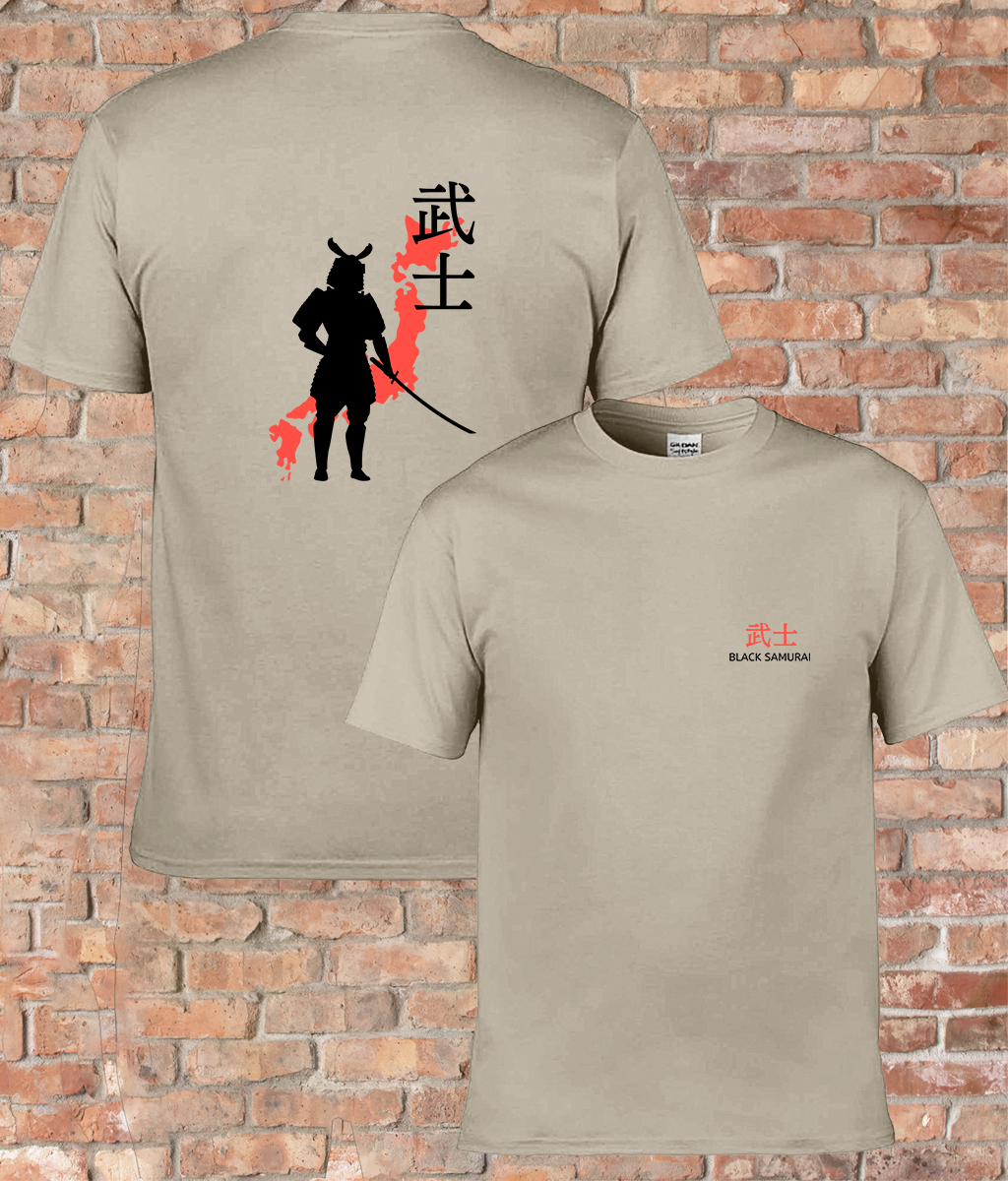 Echoes of Bushido: The Black Samurai Spirit Adult Unisex Tee