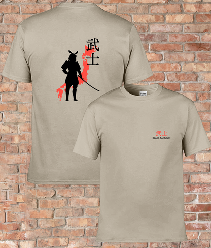 Echoes of Bushido: The Black Samurai Spirit Adult Unisex Tee