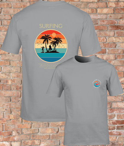 Premium Adult T-Shirt Surfing at The Surf Shack