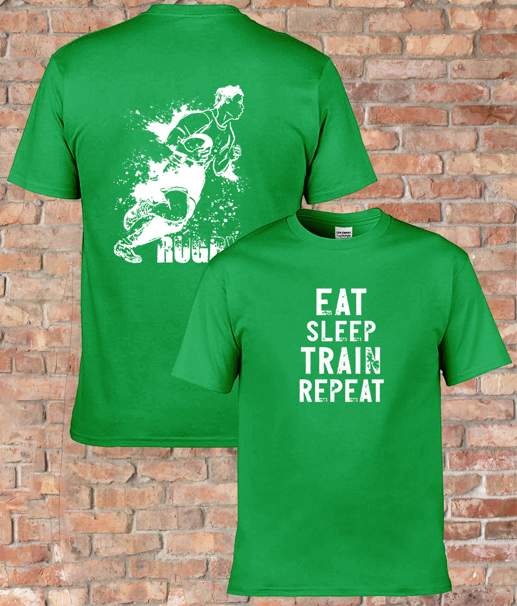 Youth Classic T-Shirt  'Eat-Sleep-Train Rugby'