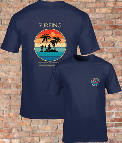 Premium Adult T-Shirt Surfing at The Surf Shack