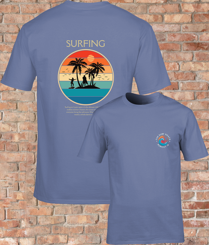 Premium Adult T-Shirt Surfing at The Surf Shack