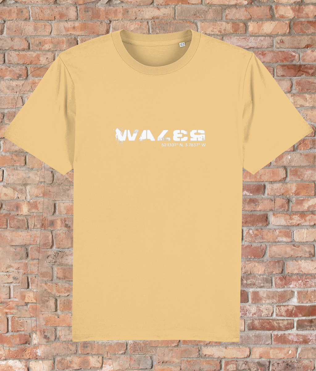 Custom T-Shirt Adult - GPS Coordinates - Wales