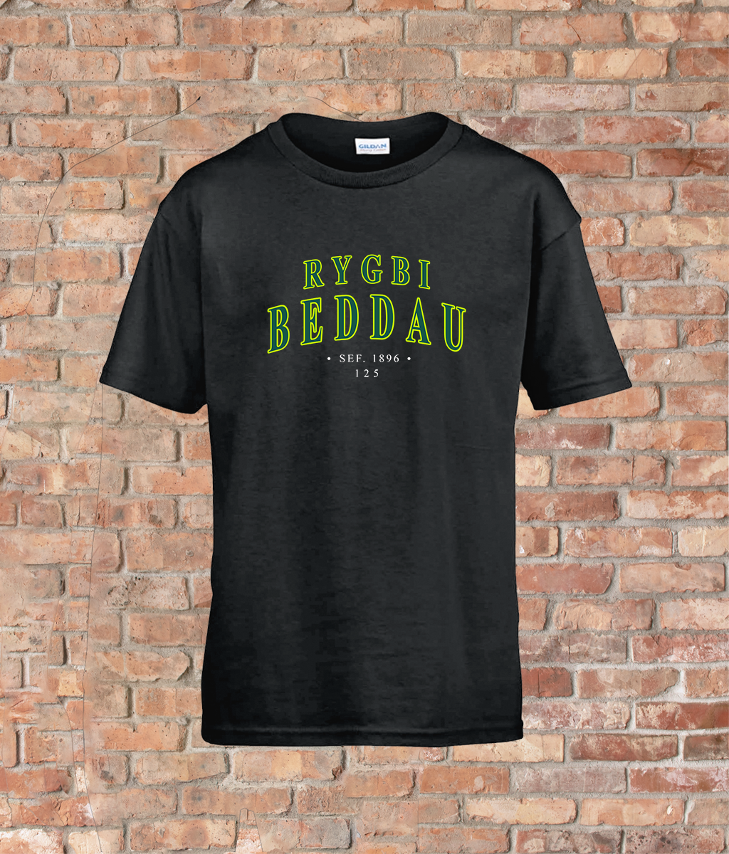 Youth Unisex T-Shirt Rygbi Beddau Rugby