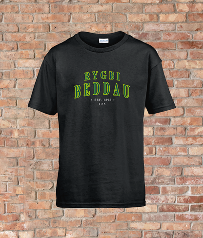 Youth Unisex T-Shirt Rygbi Beddau Rugby