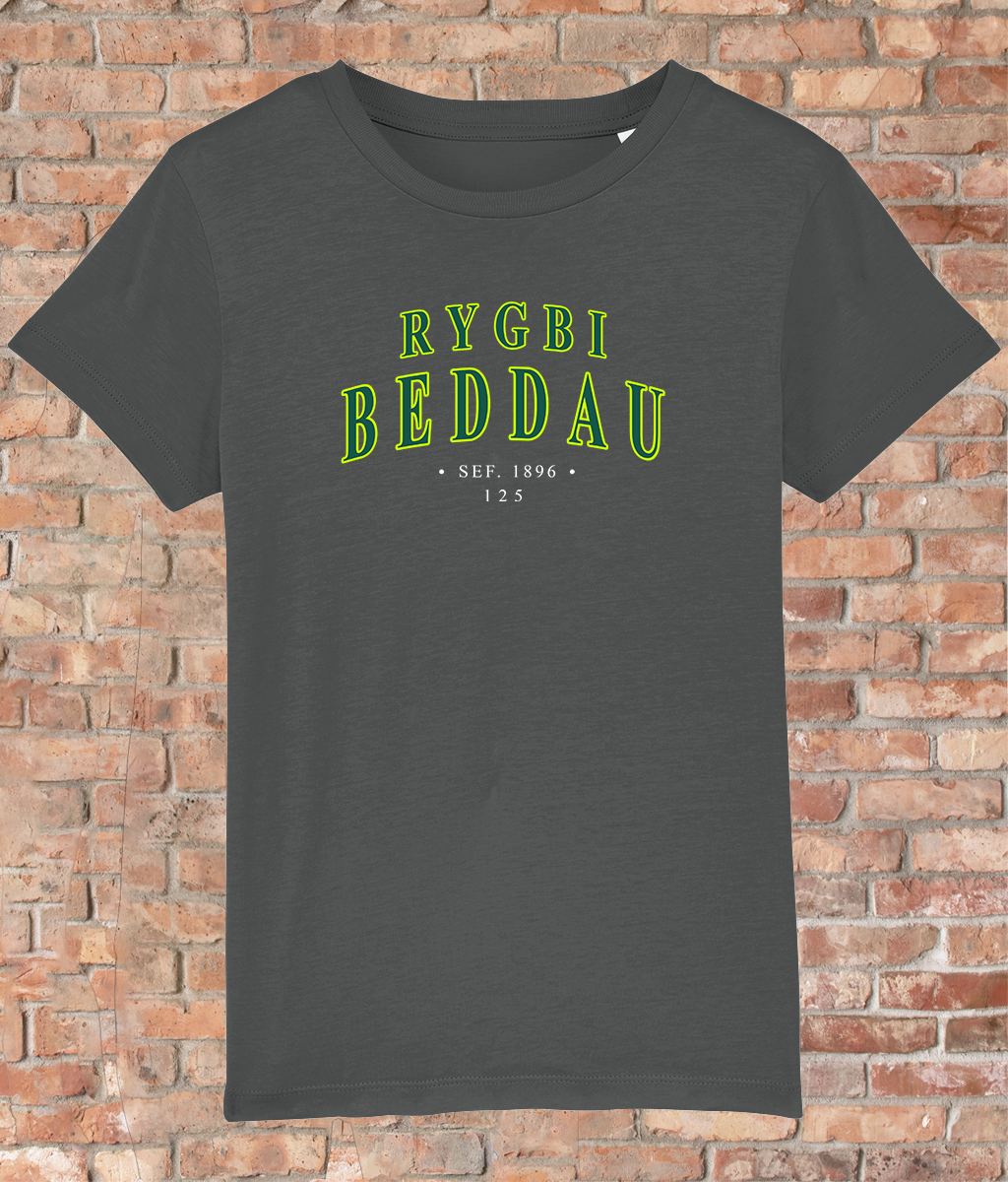 Kids Unisex T-Shirt Rygbi Beddau Rugby
