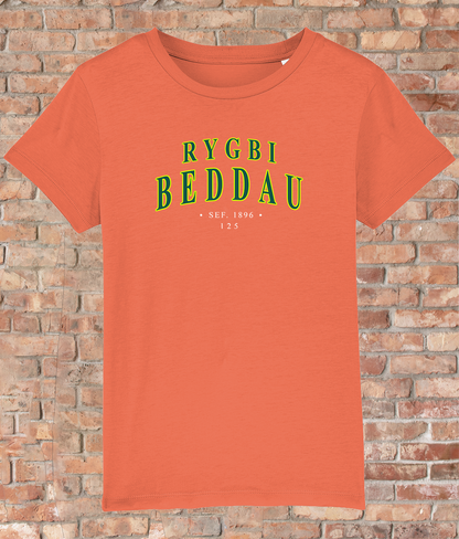 Kids Unisex T-Shirt Rygbi Beddau Rugby
