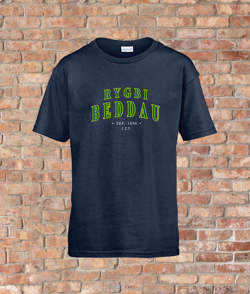 Youth Unisex T-Shirt Rygbi Beddau Rugby