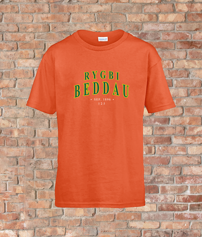 Youth Unisex T-Shirt Rygbi Beddau Rugby