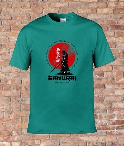 Warrior's Edge. Our Red/Black Japanese Samurai Adult T-Shirt