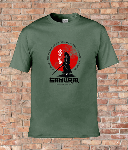 Warrior's Edge. Our Red/Black Japanese Samurai Adult T-Shirt