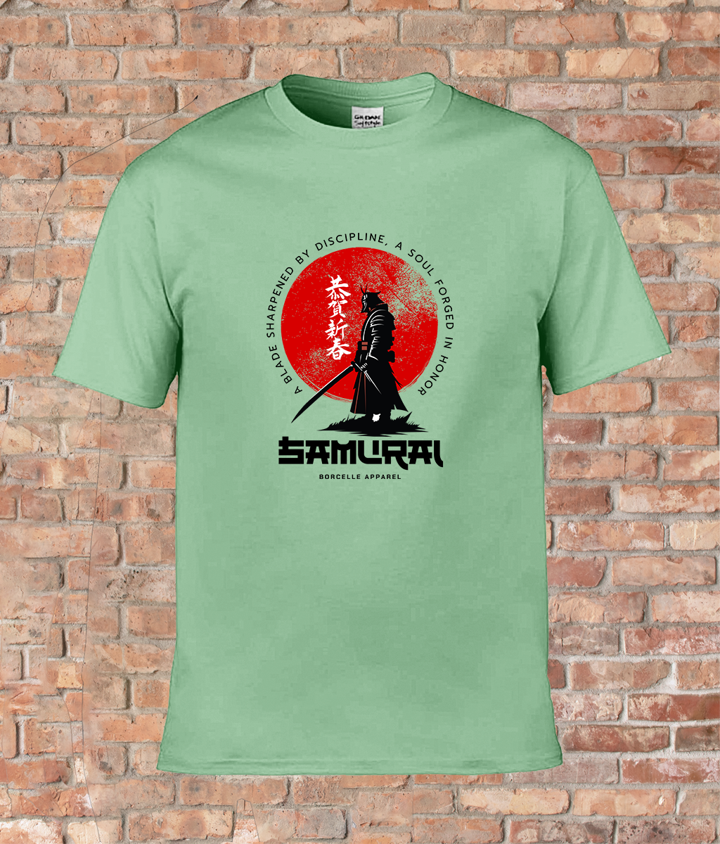 Warrior's Edge. Our Red/Black Japanese Samurai Adult T-Shirt