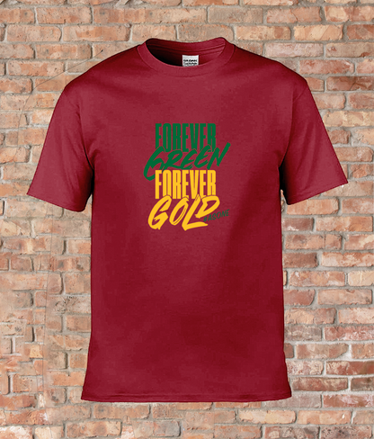 Exclusive men’s T-Shirt foreverGREEN foreverGOLD #asone