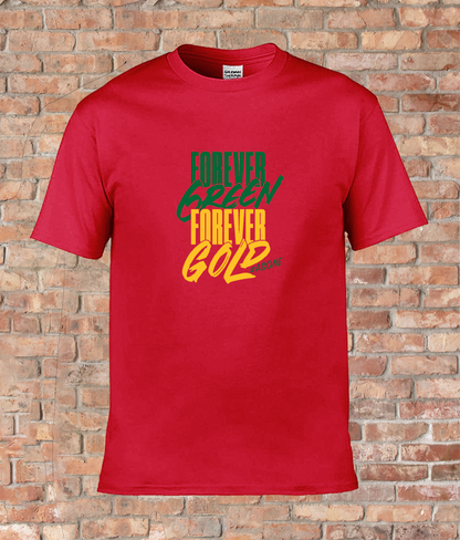 Exclusive men’s T-Shirt foreverGREEN foreverGOLD #asone