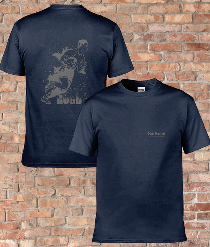 BoiHood Classic Men’s Rugby Dark-Tee - Made for Comfort