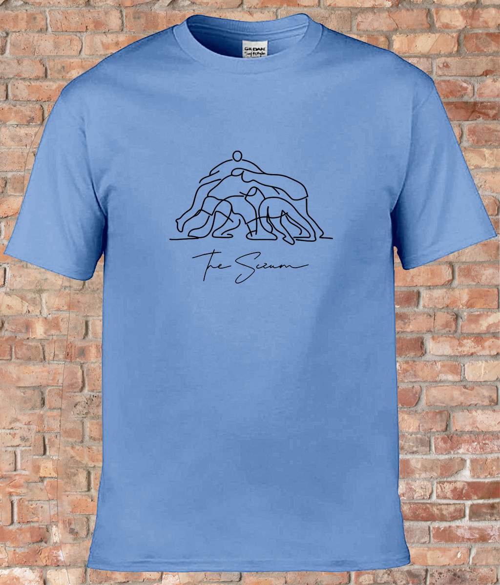 Men's Classic T-Shirt - The Rugby Scrum