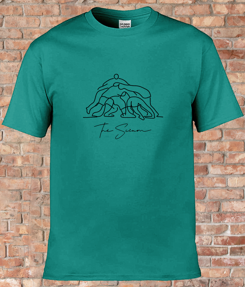 Men's Classic T-Shirt - The Rugby Scrum